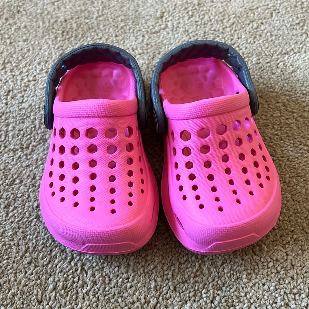 Pink Joybee clogs toddler girl 4/5